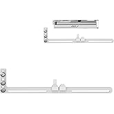 XRIKUI GPU Support Bracket,Graphics Card Brace Support Adjustable Video Card Holder (White)