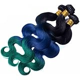Superwigy Brazilian Virgin Hair Body Wave One Bundle 50g Threr Tone 1b Blue Green Brazilian Hair Weave Bundles Human Hair Brazilian Body Wave Hair Extension Buy Online In Antigua And Barbuda At Antigua Desertcart Com Productid