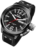 TW Steel Men's CE1031 CEO Canteen Black Leather Dial Watch