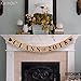 KATCHON Class of 2019 Graduation Banner - Classy and Unique Graduation Decorations for Graduation Party Supplies 2019, Brown Kraft Paper Decor and Black Ribbon, Large, 6.3 x 6.3 Inch