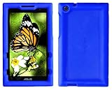 Bobj Rugged Case for ASUS ZenPad Z170C, Z170CG, Z170MG, P01Z – BobjGear Custom Fit - Patented Venting - Sound Amplification - BobjBounces Kid Friendly (Batfish Blue)