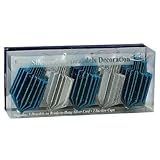 Shimmering Dreidels on a Silver Cord Chanukah Decoration