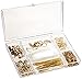 DARICE 1972-07 Finding Starter Kit Craft Accessory Box, Nickle Free Gold