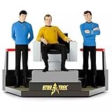 Hallmark 2016 Christmas Ornament STAR TREK™ 50th Anniversary To Boldly Go Tabletop Decoration With Light and Sound