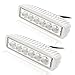 KAWELL Slim 2 Pack 18W Off Road Led Work Light Bar 6.2 Inches 6500K LED Flood Light Bar for ATV SUV Jeep Boat Truck White