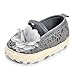 ESTAMICO Infant Girls' Sandal Floral Net Yarn Ballerina Us Sizes 5 Gray