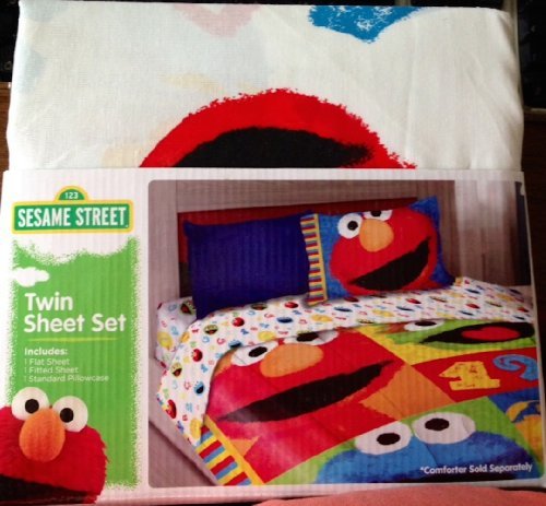 Sesame Street Cotton Rich 3 Piece Twin Sheet Set Buy Online In Papua New Guinea At Desertcart Productid 5228193