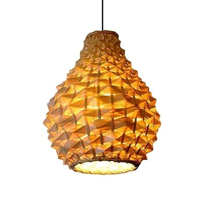 Amazon Com Xumingdd Bamboo Wicker Chandeliers Ceiling Lamp Shade