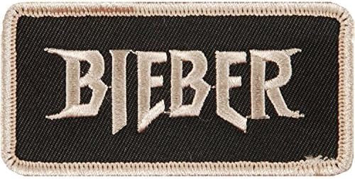 Justin Bieber Men's Bieber Embroidered Patch Grey