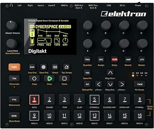 Digitakt 8-Voice Digital Drum Computer and Sampler