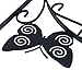 TORCHNOLOGY Iron Plant Hanger Hanging Plant Hook Bird Hanging Plant Bracket Mount Against Door Fence Deck Garage Balcony Outdoor Lawn (Butterfly)thumb 3