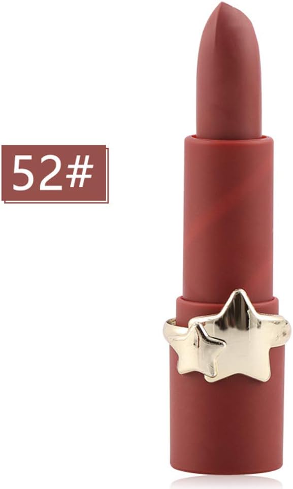 gLoaSublim Matte Lipstick - 3.4g Long Lasting Silky Matte Lip Cream Lipstick Waterproof Non-sticky Cosmetic 52#