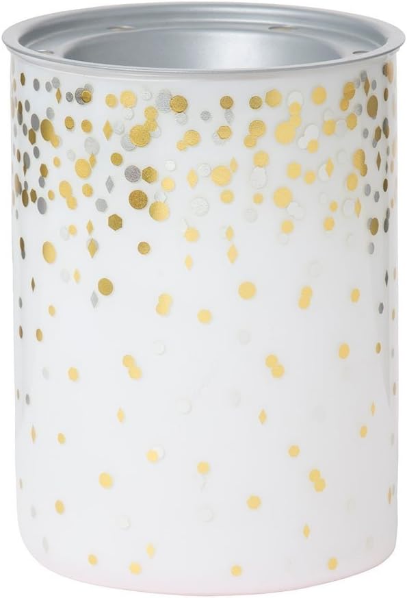 Yankee Candle Holiday Party MW Fragrance Lamp Gold Silver 10x10x15cm