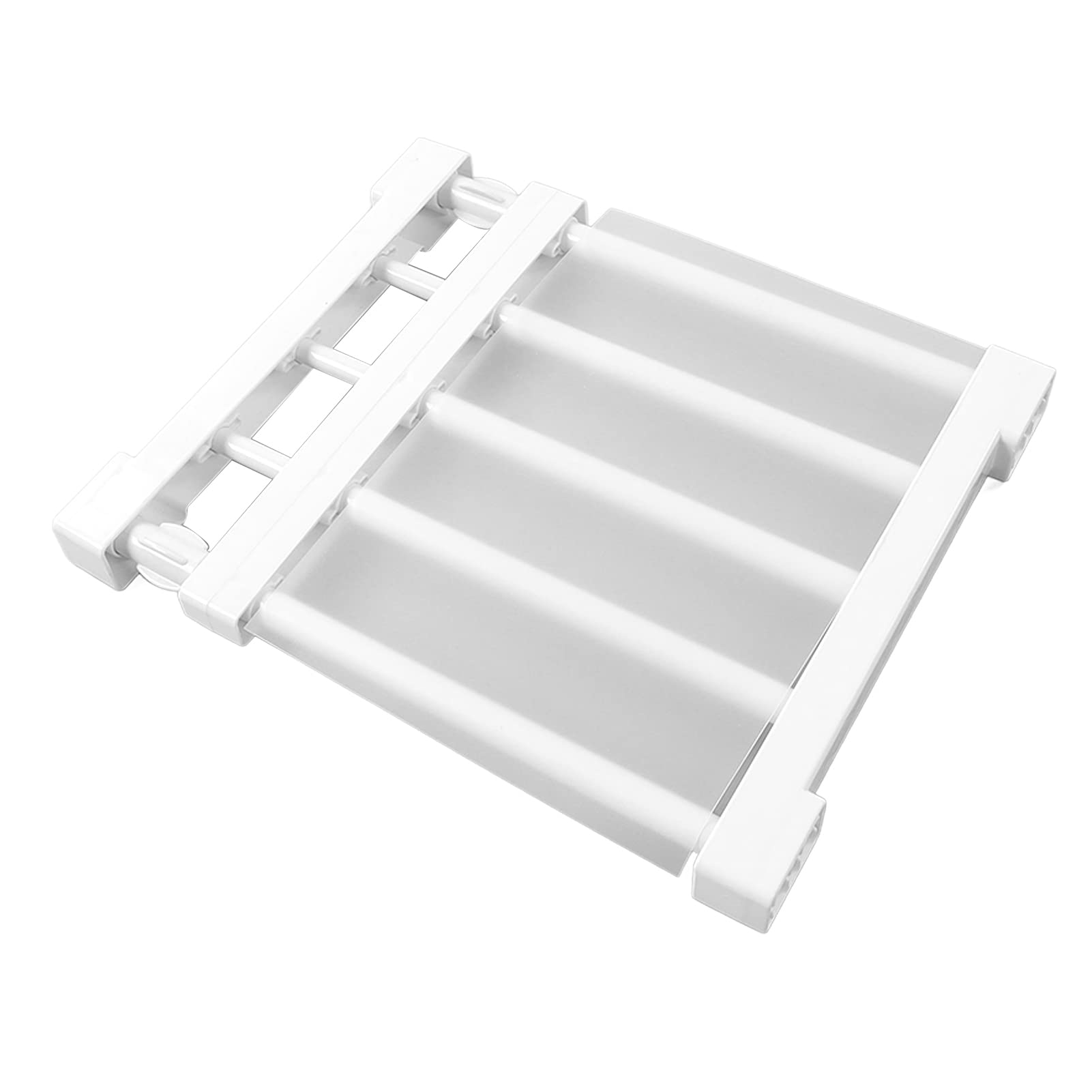 TUORE DIY Cabinet Divider Rack, Multi Functional Nail Free Expandable Adjustable Closet Tension Shelf High Hardness 44lb Load Bearing for Kitchen for Cupboard (30‑40cm / 11.8‑15.7in Length)