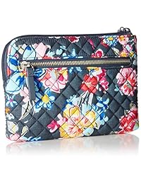 Vera Bradley Iconic Pouch - Pulsera de algodón, diseño con texto en inglés