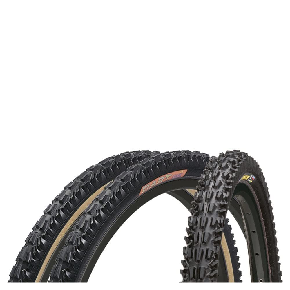 Panaracer Dart Classic Folding Tyre : Black/Amber, 26 x 2.10