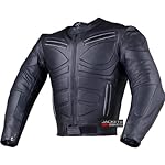 BLADE MOTORCYCLE RIDING ARMOR BIKER LEATHER JACKET BLACK XXL