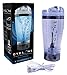 Cyclone IMPROVED v2.0 USB Rechargeable Protein Vortex Portable Mixer | BPA-FREE Shaker Bottle Blender, (Gunmetal)
