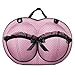 Travel Bra Organizer Lingerie Bag - For Bra Sizes D, DD, DDD - Womens Underwear Organizer Pouch For Large Cup Bras - Organize & Protect Bras When Traveling - EVA Bra Travel Case - Katie Pink