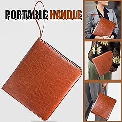Portable Zippered Key Case, Leather Key Organizer