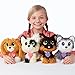 KD Kids Rescue Runts Spaniel Plush Dog, White/Brown