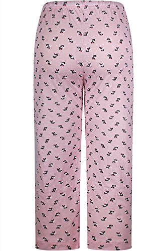 SofiePJ Women's Printed Short Sleeve Cotton Sleepwear Capri Set - Comfy Pajama Set With Drawstring Waist, Multiple Prints