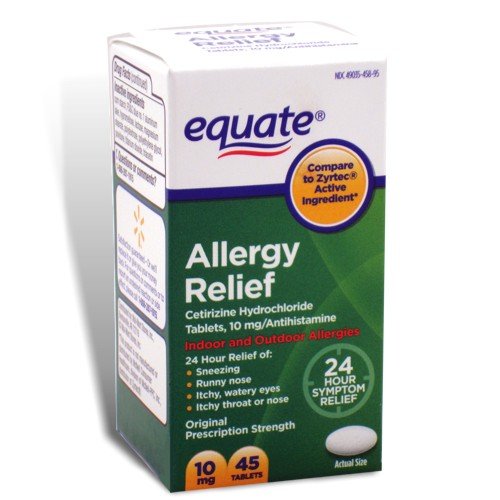 Equate Allergy Cetirizine 10 mg - Image 2