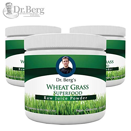 Dr. Berg's Wheat Grass Juice Organic Superfood Powder Raw & Ultra