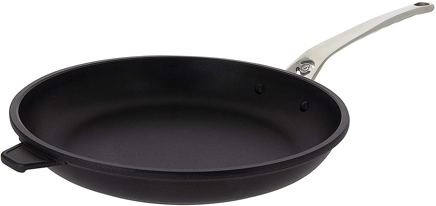 DE BUYER Choc Xtreme Pan, 32 cm, Non-stick, Induction Compatible, 0.36 kg, Black