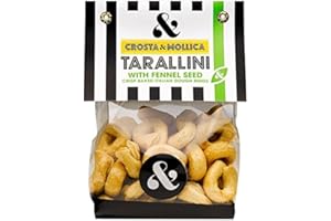 Crosta & Mollica Tarallini with Fennel Seeds 180g - Pack of 6