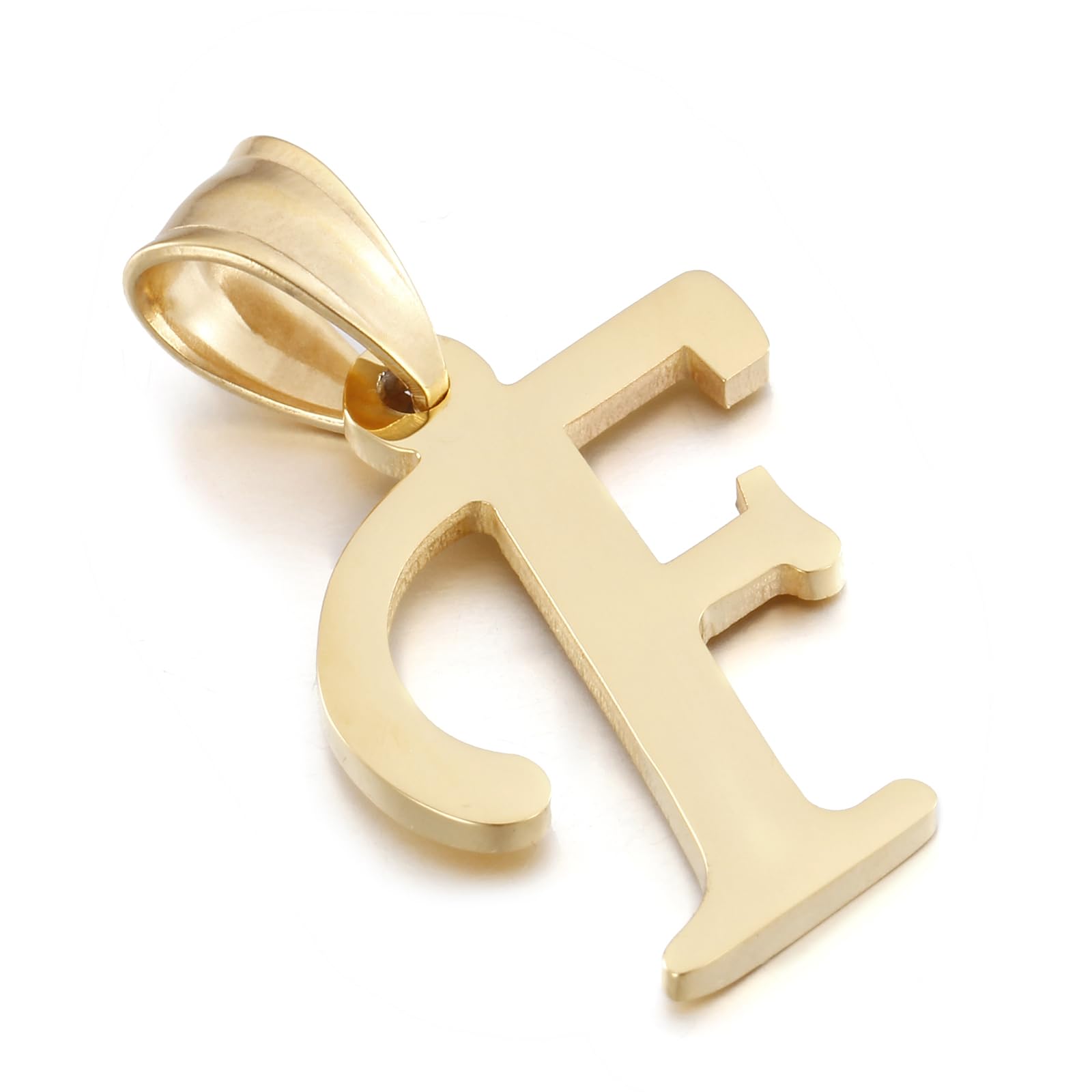Kalapure Initial Charms Gold Initial Pendant Gold
