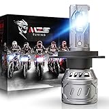 MZS H4 Light Bulb Motorcycle, 8000LM 35W 9003 HB2