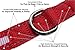 GoDoggie - New - Intro Offer - Reflective Dog Leash, Improved Dog Visibility & Safety, Reflective Stitching, D-Ring, Padded Comfy Handle, Innovative Design, Premium Quality, RED LARGE