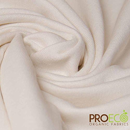 Ready-AbZORB ProECO Organic Cotton French Terry Fabric (Natural, sold by the yard)