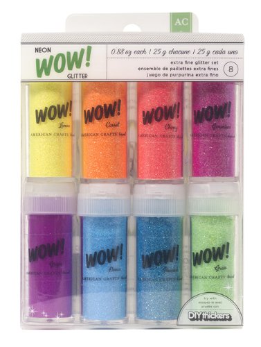Glitter-8 piece neon set