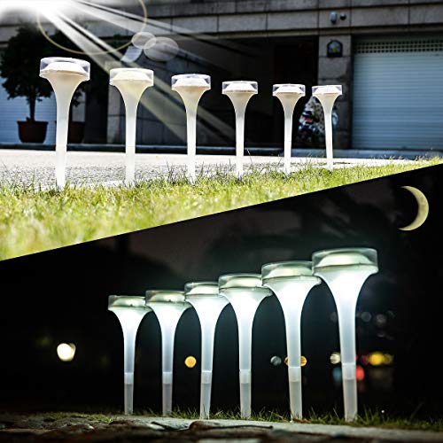 image for Obell Solar Lights Outdoor 6 Pack Solar Garden/Pathway Lights LED Land