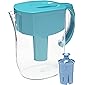 Water Filter Pitcher, Turquoise, Large 10 Cup, 1 Count (Best choice)