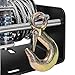 XtremepowerUS Heavy Duty Worm Gear Hand Winch Crank Strap Gear Ratchet ATV Boat Trailer Marine (2000lbs) 1-Ton Capacity 40:1