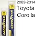 Toyota Corolla (2009-2014) Wiper Blade Kit - Set Includes 26
