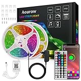Aourow Ruban LED RGB 30 Mètres: LED Chambre de Synchronisation de Musique avec C