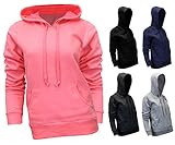 Enimay Women's Cold Weather Colored Thick Material Athletic Hooded Sweatshirt