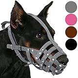 CollarDirect Leather Dog Muzzle Doberman German