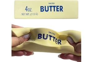 Slow Rebound Cute Butter Squeeze Stress Balls, 2026 New Squeeze Ball Realistic Butter Stick Soft Squeeze Toys, Upgrade Stress