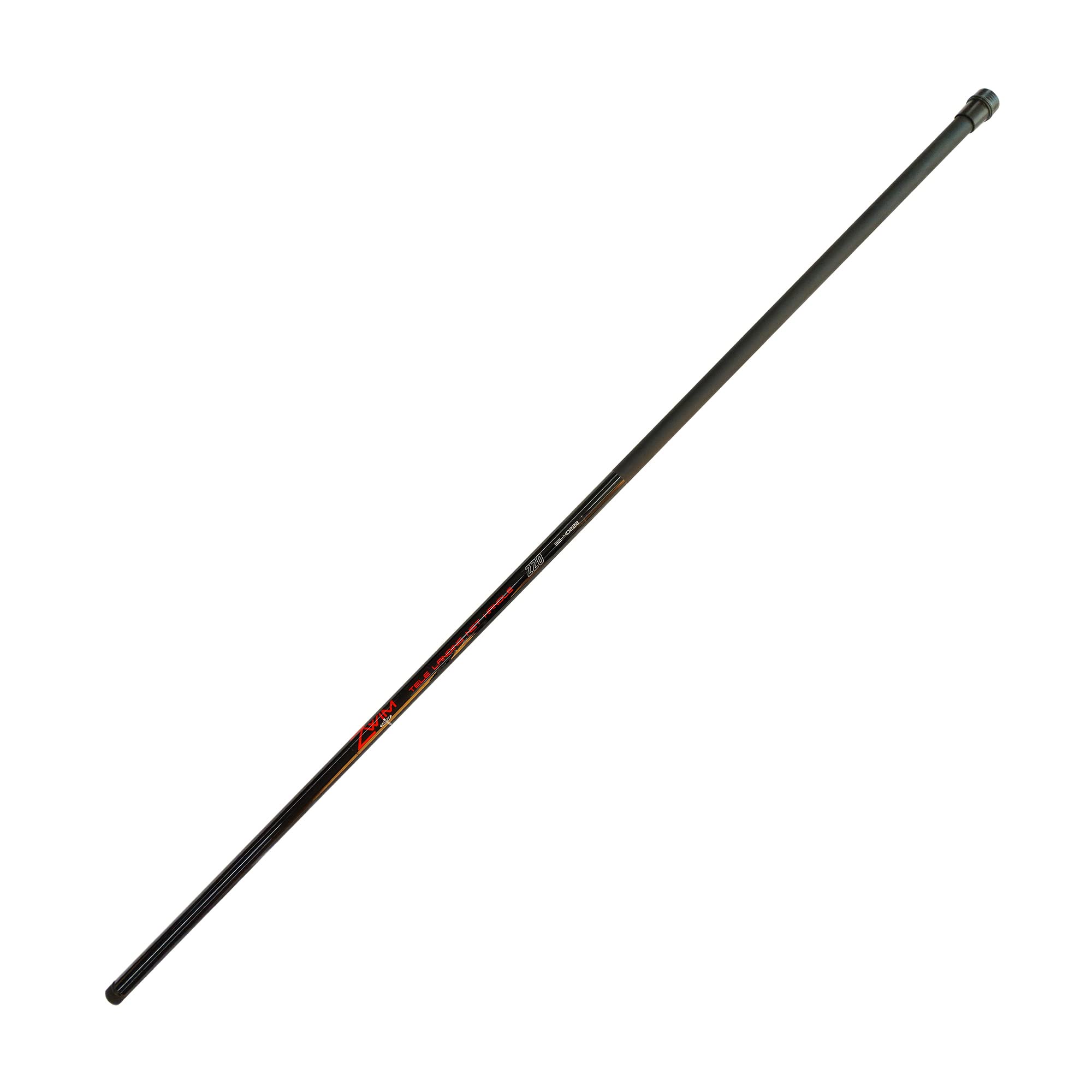 ZWIM - 2.2m Fibreglass Landing Net Handle Telescopic with Universal Thread - Ideal for Carp Match & Pole Fishing (2.2m - 2 sections) [32-440222]