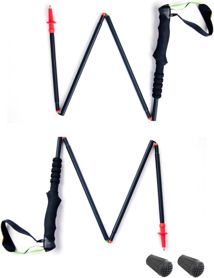 Mountain Yoyo M Series Ultra Light Weight(Aviation 7075 Aluminium Alloy) (198g, 7oz) Walking Pole Trekking Pole Walking Stick Collapsible Men Women