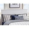 Atlantic Furniture Nantucket Headboard, Queen, White
