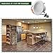 4 Inch LED Downlight Recessed Can Light Integrated Baffle Trim Design Retrofit Ceiling Lamp 9W [65W Equivalent] 720lm 4000K Neutral White Dimmable -Pack of 4