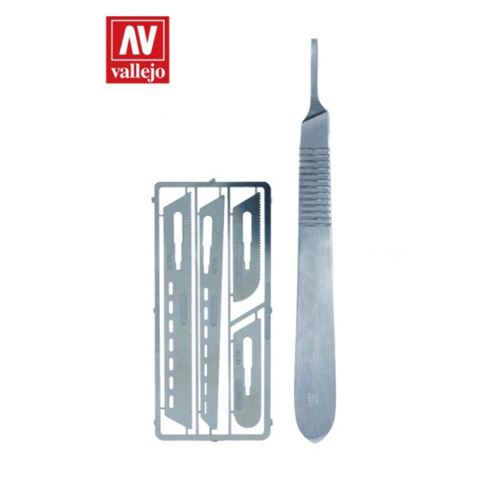 Vallejo 706001 T06001 Model Saw with 4 Blades Model Kit Various