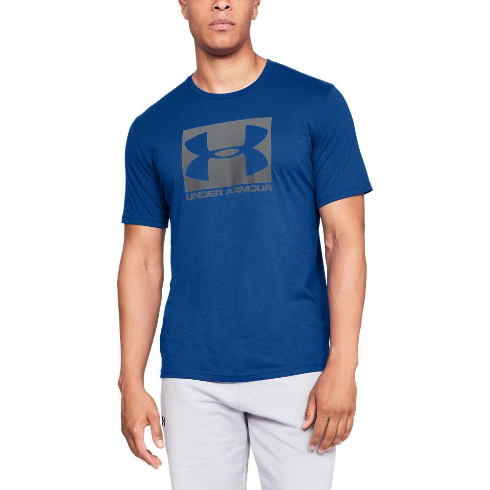 Under Armour Men UA BOXED SPORTSTYLE, Stylish and Comfortable T Shirt for Men, Breathable Gym and Fitness Clothing