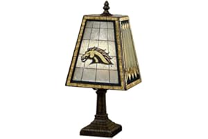 THE MEMORY COMPANY Western Michigan 14" Art Glass Table Lamp